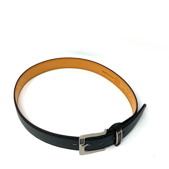 😳SALE😳 Men’s Belts Real Solid Leather Dress Casual Black - Picture 6 of 6